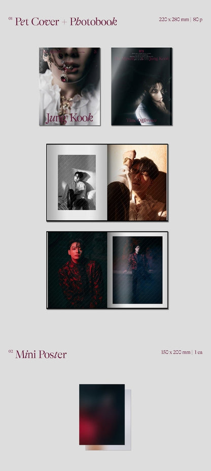 JUNG KOOK - SPECIAL 8 PHOTO-FOLIO ME, MYSELF, AND JUNG KOOK TIME DIFFERENCE