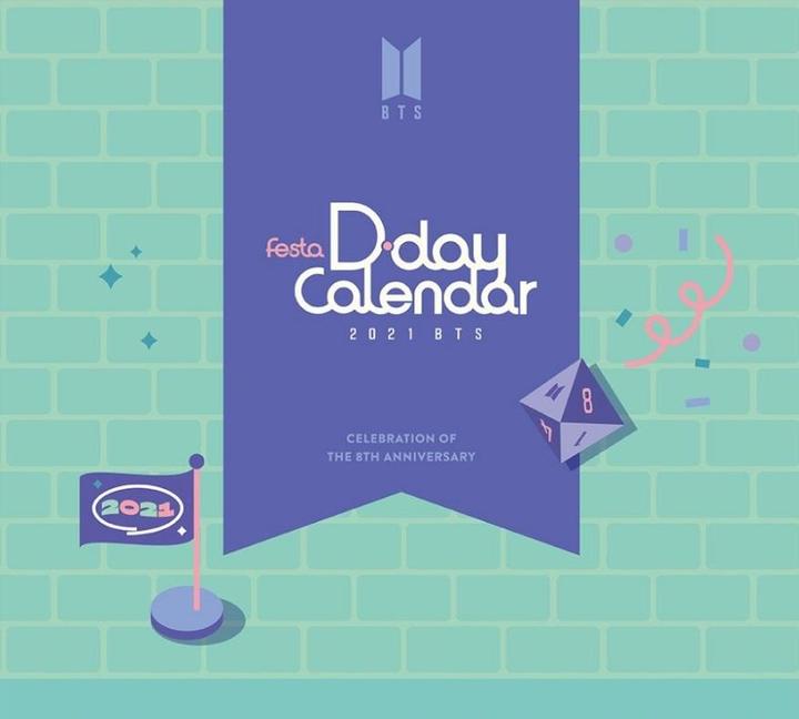 BTS FESTA D-DAY CALENDAR : CELEBRATION OF THE 8TH ANNIVERSARY