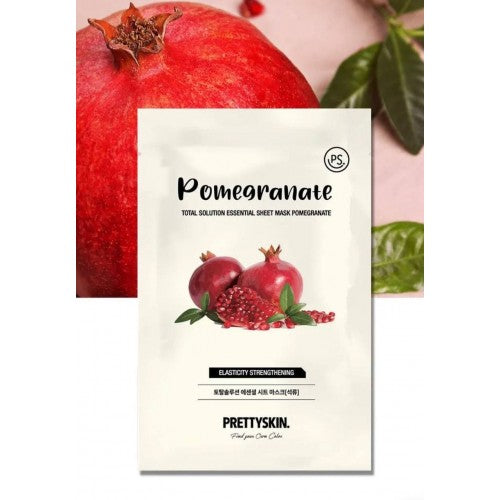 Pretty Skin Total Solution Essential Sheet Mask Pomegranate