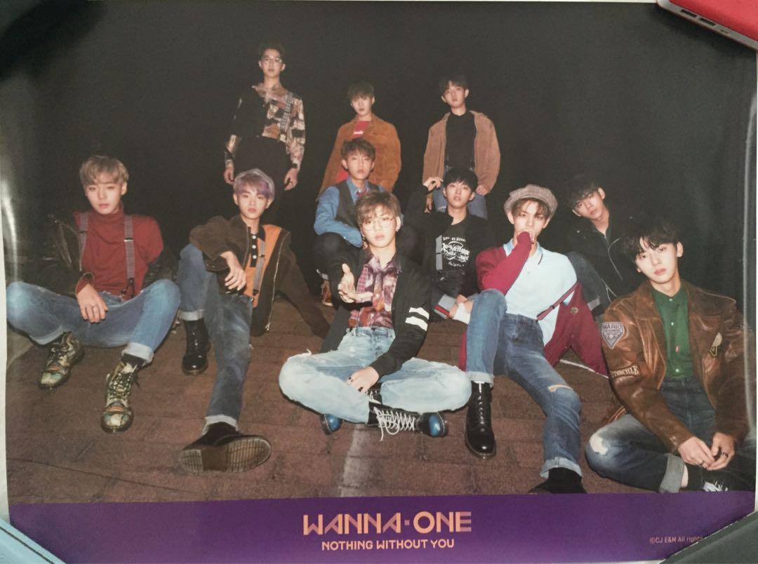 WANNA ONE - Nothing Without You POSTER (RANDOM)