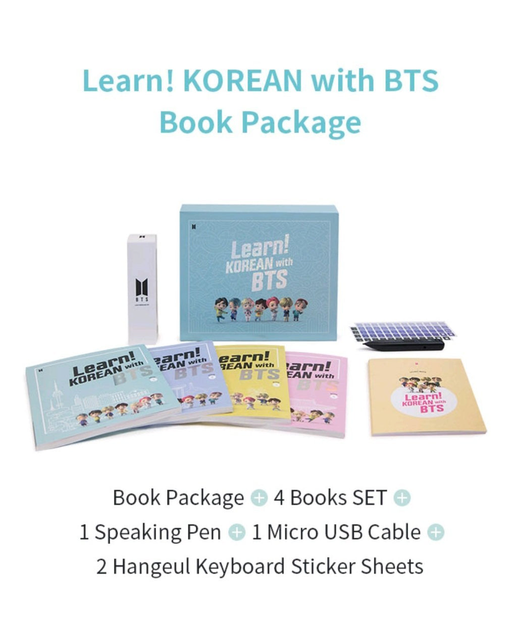 BTS-BTS BOOK 패키지로 한국어 배우기